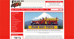 Desktop Screenshot of funhotoys.co.nz